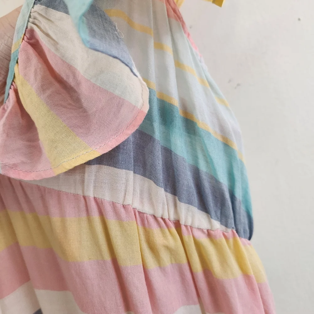 J.crew Stripe Midi Dress - Picture 6 of 8